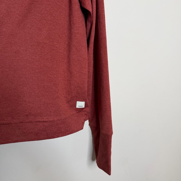 Vuori Halo Essential Womens Rust Red Hoodie Size Small - Picture 5 of 7